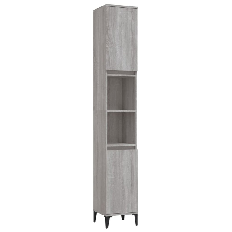 Lofley Bathroom Furniture Suite, Grey Sonoma