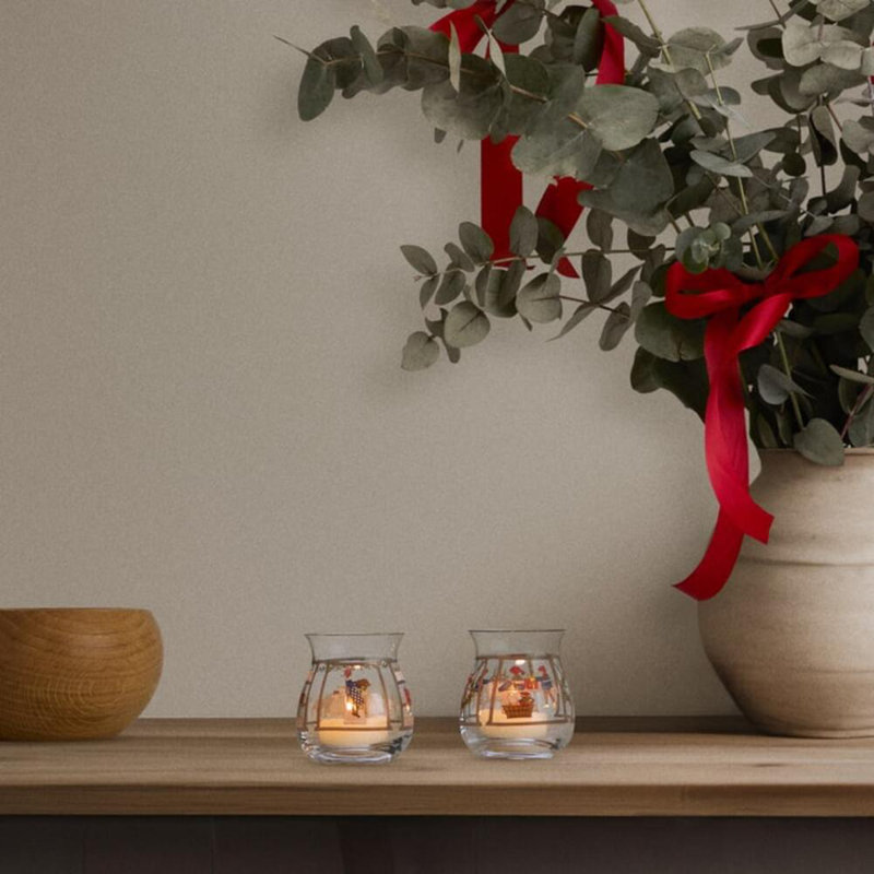 Holmegaard Christmas Tealight Candle Holder