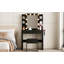 Meuble-lavabo avec 10 ampoules Hollywood