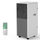 14,000 BTU Portable Air Conditioner - 3-in-1 Fast Cooling, Dehumidifier & Fan for Large Rooms up to 750 Sq.Ft, Ultra Quiet with Remote Control & Window Kit, Energy Efficient for Office, Bedroom, Campervan - Black\White\Grey