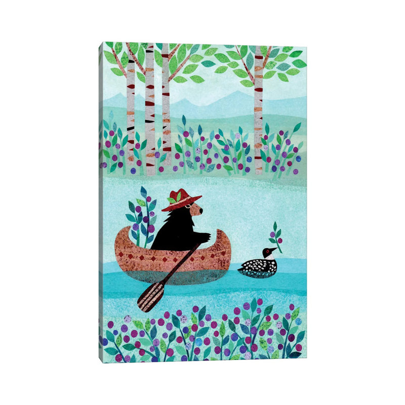 Forest Creatures II by Kim Conway - Wrapped Canvas Painting