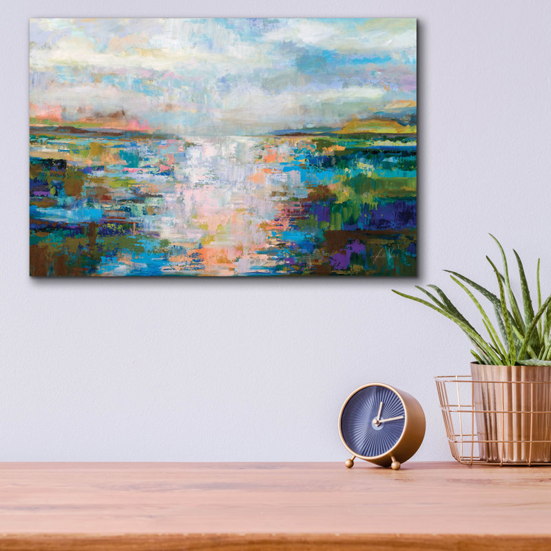 «Calm Dawn» par Jeanette Vertentes, H 12 po x l 16 po x P 0,13 po
