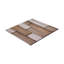 10-Pack 3D Self-Adhesive Wall Tile Stickers