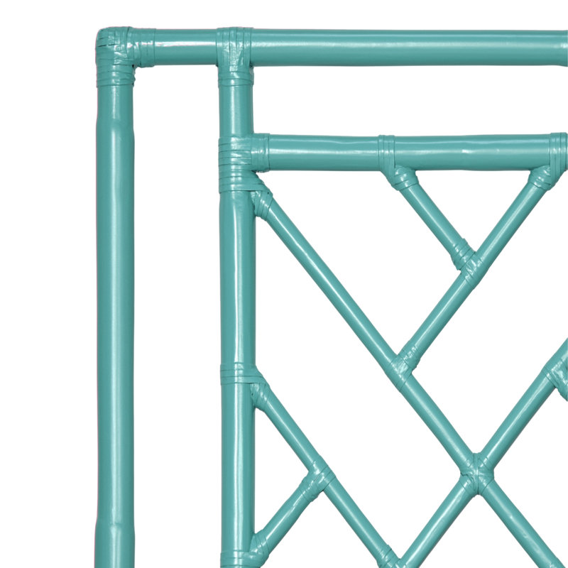 Lit standard à profil bas Olga, Très grand, Turquoise