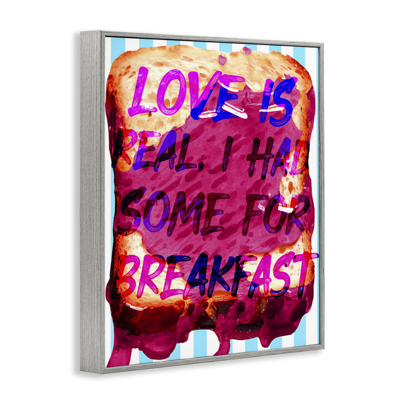 «Love Is Real» par Daphne Polselli, Estampe numérique Farmhouse, H 30 po x l 24 po