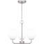 Sirkka 3-Light Matte Black Pendant Light-343957280
