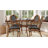 Rylan Indoor/Outdoor Commercial Bistro Set with Table and Four Chairs
