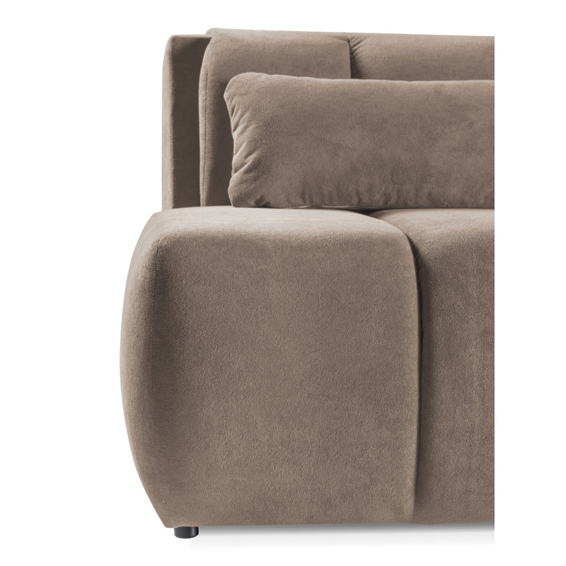 Deri sofa, 3-seater., Beige