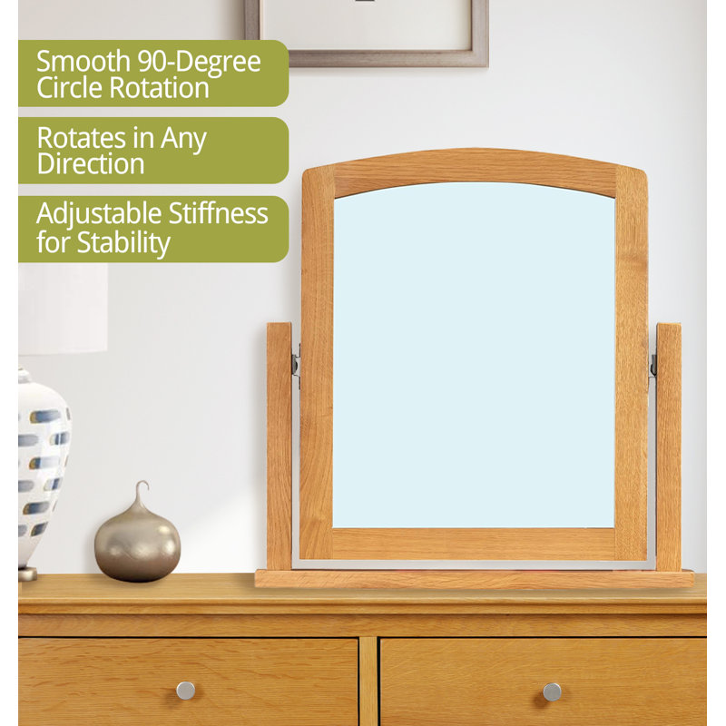 Madelynn Solid Wood Flat Floor Mirror
