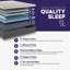 Matelas en mousse viscoélastique imprégnée de cuivre de 12 po Blissful Nights et base réglable E3-2115590949