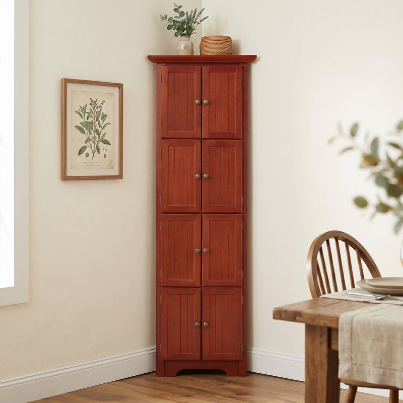 Armoire de rangement Mid-Century, Cerisier