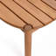Table basse d'extérieur rectangulaire en bois massif naturel de 39 pouces de long