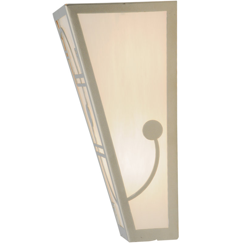 Art Deco Bronze 2-Light Dimmable Wall Sconce