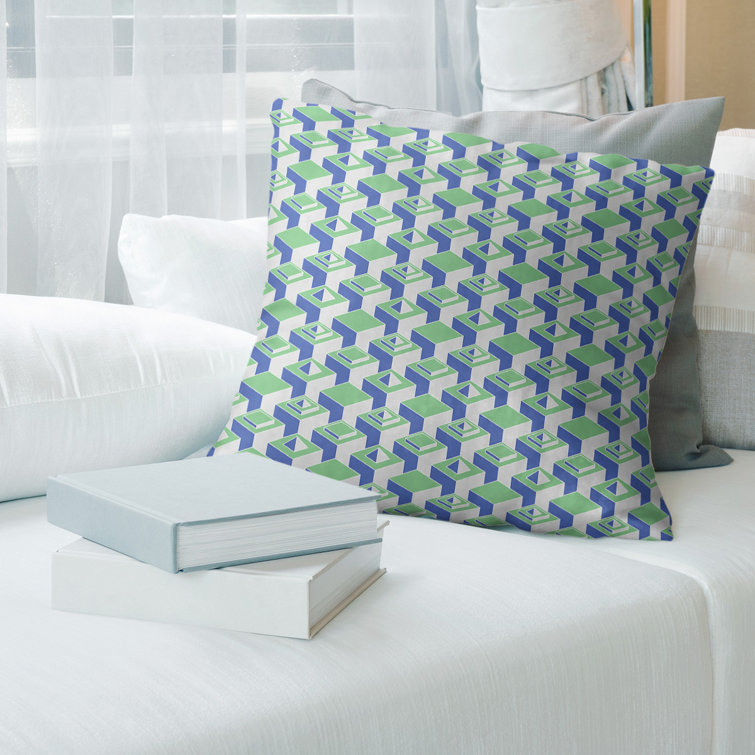 Skyscrapers Pattern Throw Pillow