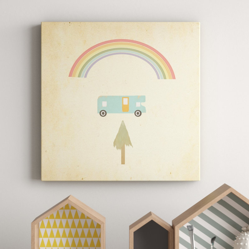 Art sur toile Adhrith «Camping Ii», H 14 po x l 14 po