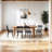 Nicholus 17.5" Wide Country Farmhouse Slat Back Wood Modern Dining Chairs-101194125