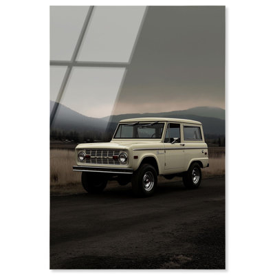 «Bronco Vintage», reproduction d'art sur toile par Notoriart, prêt à accrocher, 10 x 15