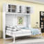Lit escamotable en bois avec armoires Ludgero-600238129-600238128