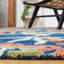 Tapis bleu / orange Aireen 133-1825936232