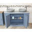 Maui 1230mm Double Bathroom Vanity with Vessel Stone Basin-920847833-920865405