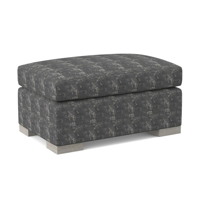 Elkins Ottoman, Elise Flax, Bisque