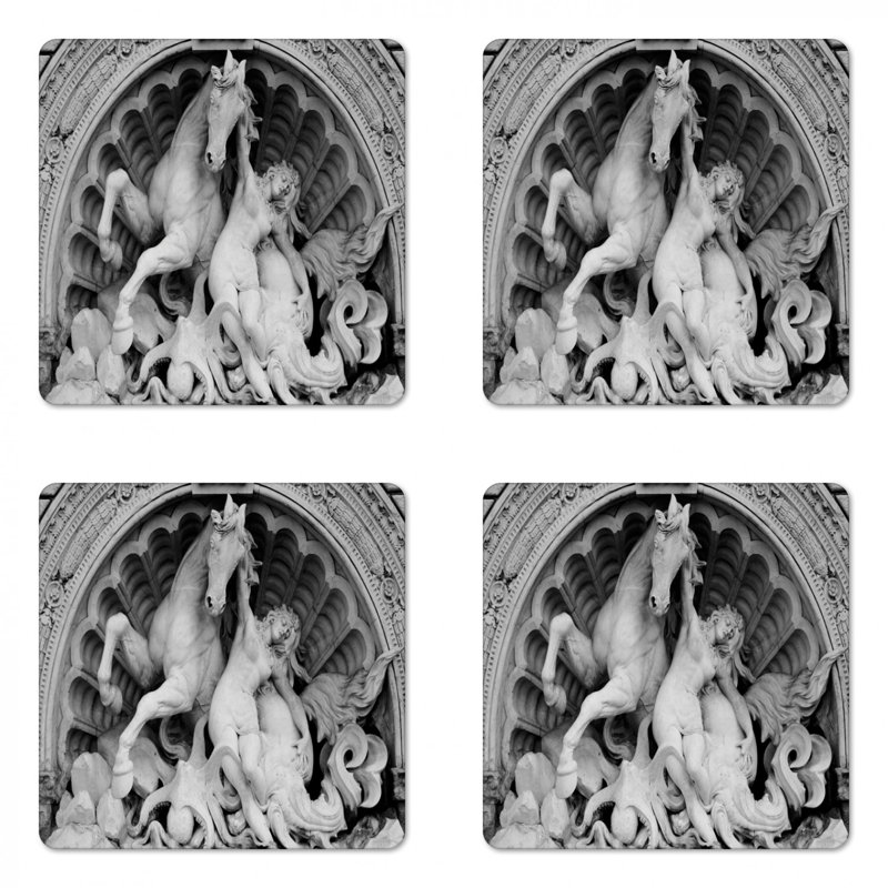 Square 4 Piece Coaster Set
