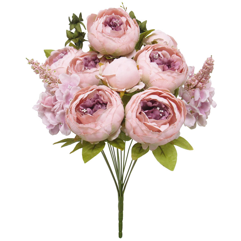 Buisson de pivoines de luxe mélangé, Rose mauve