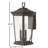 Bromley Oil Rubbed Bronze 3 - Bulb Outdoor Wall Lantern