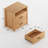 23” 2 Drawer Nightstand with Finished Back-641543665