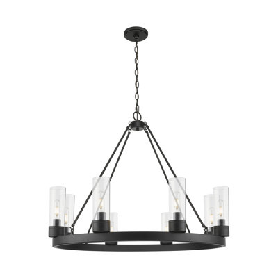 Jaiwan - Lustre 6 lumières avec abat-jour