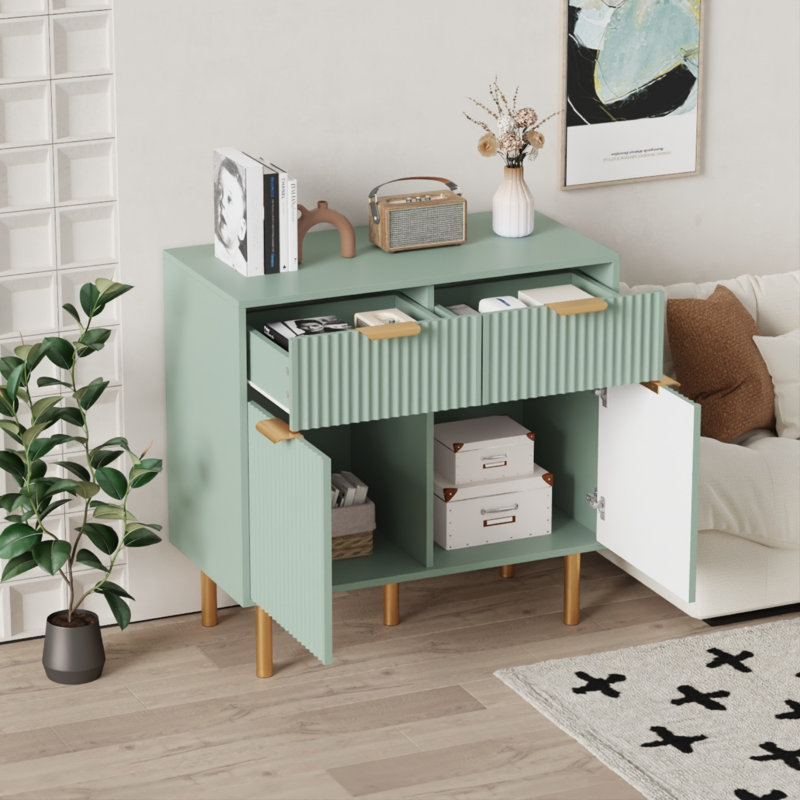2 - Door Rectangle Accent Cabinet