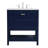 Elena 30'' Single Bathroom Vanity with Engineered Marble Top-1913858511