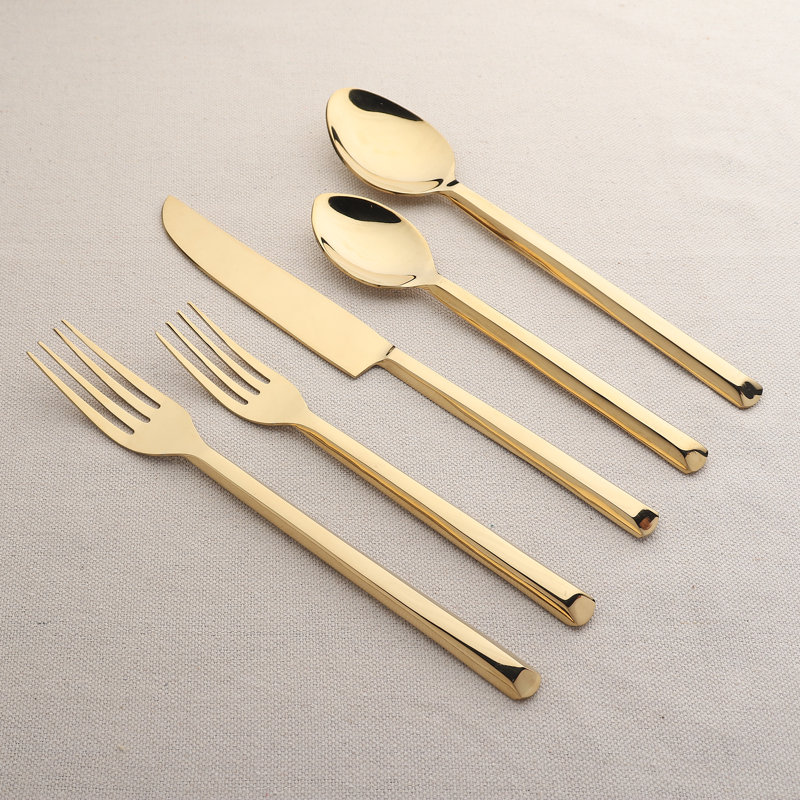 Prinsburg 5 Piece Flatware Set, Service for 1