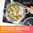 Pots and Pans Set 17-Piece, Ultra-Clad Pro Stainless Steel Cookware Set, Ergonomic EverCool Handle, Induction Cookware, Includes Saucepans, Skillets, Dutch Oven, Stockpot, Steamer For Cooking