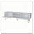 White Hairpin Leg TV Rack