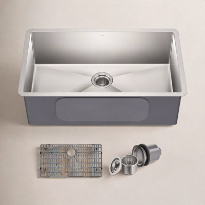 KRAUS Standart PRO™ Undermount 16 Gauge Stainless Steel Kitchen Sink