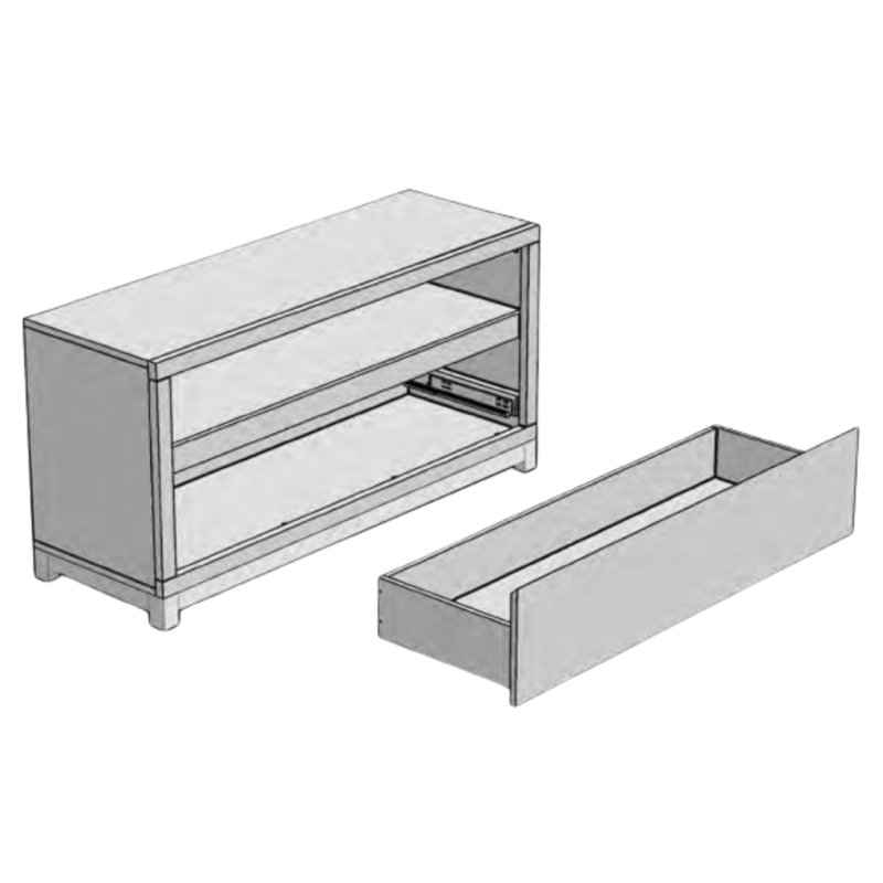 Crédence de rangement 33 W