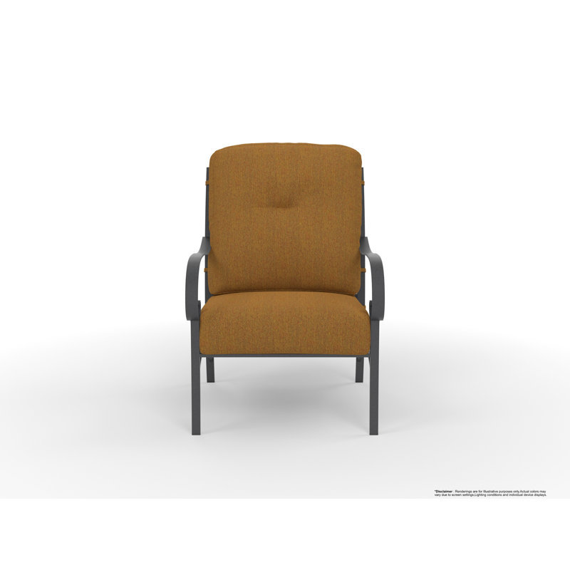 Pasadera Outdoor Lounge Chair, Trax Sequoia, Carbon Black