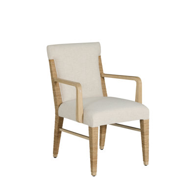 Maris Mahogany Handwoven Dining Arm Chair