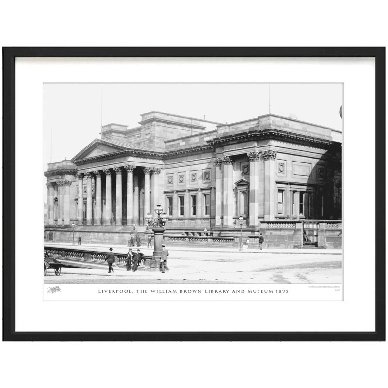 Liverpool, The William Brown Library And Museum 1895 by Francis Frith - Single Picture Frame Print, 60cm H x 80cm W x 2.3cm D