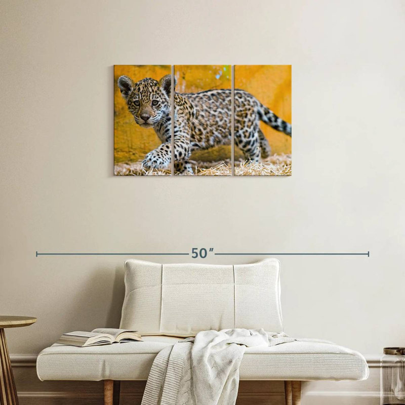 Jaguar Cub, 20" H x 33" W