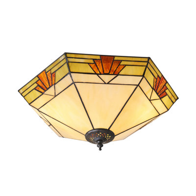 Warford Glass Flush Mount