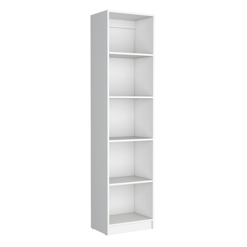 Bibliothèque avec tablettes à 5 niveaux, H 71,1 po x l 17,72 po x P 11,7 po