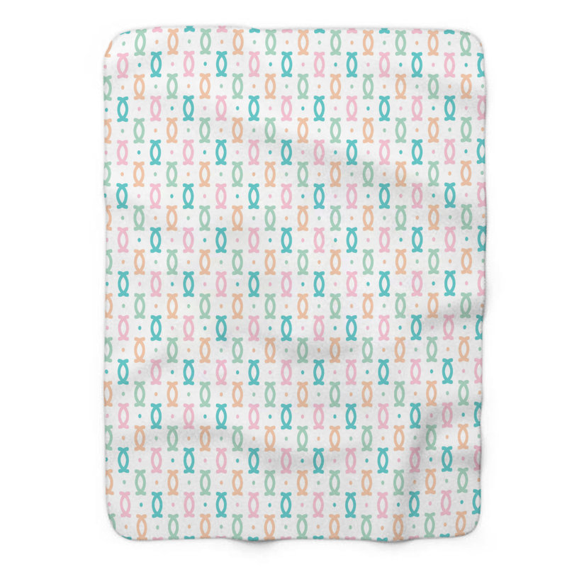 Charme charmant - couverture en sherpa de qualité supérieure 1 pièce, Grand lit