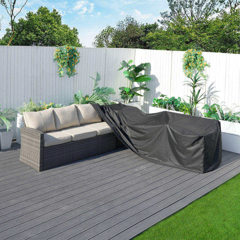 Casabonne Outdoor Patio Dining Set Cover, 70cm H x 85cm W x 215cm D