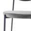 Chaise de salle à manger empilable en velours Crowley-823564228