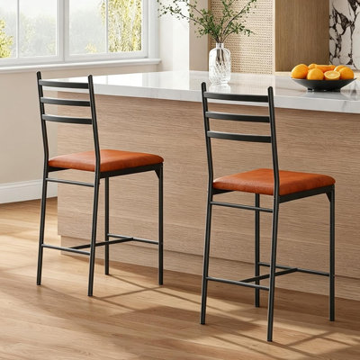 Counter Stool with Metal Frame