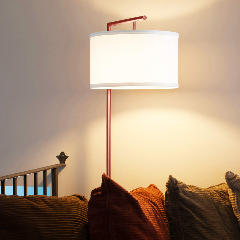 Lampe sur pied 60 po Lenu, Or rose