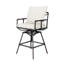 Tabouret de bar pivotant à hauteur ajustable-1280801496