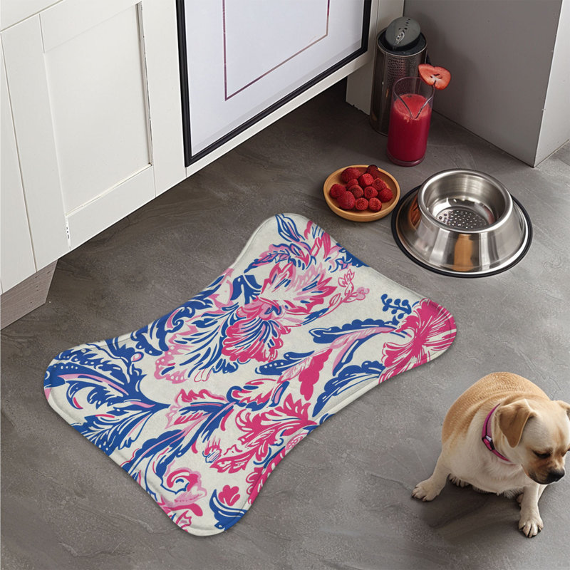 Preppy Western Art - Tapis d'alimentation en os 1 pièce
